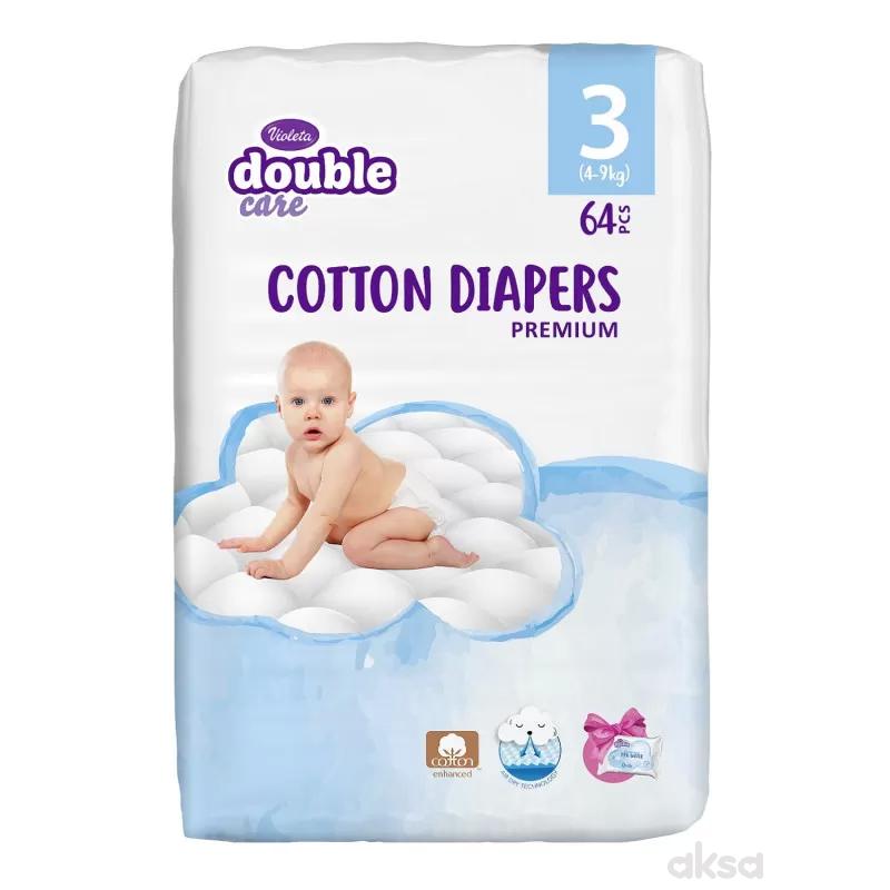 Violeta pelene DC Cotton Air Dry 3 Midi 64kom