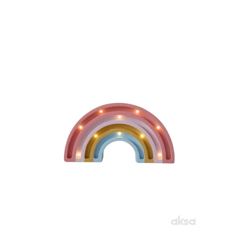 Two N LED lampa mini Duga, roze