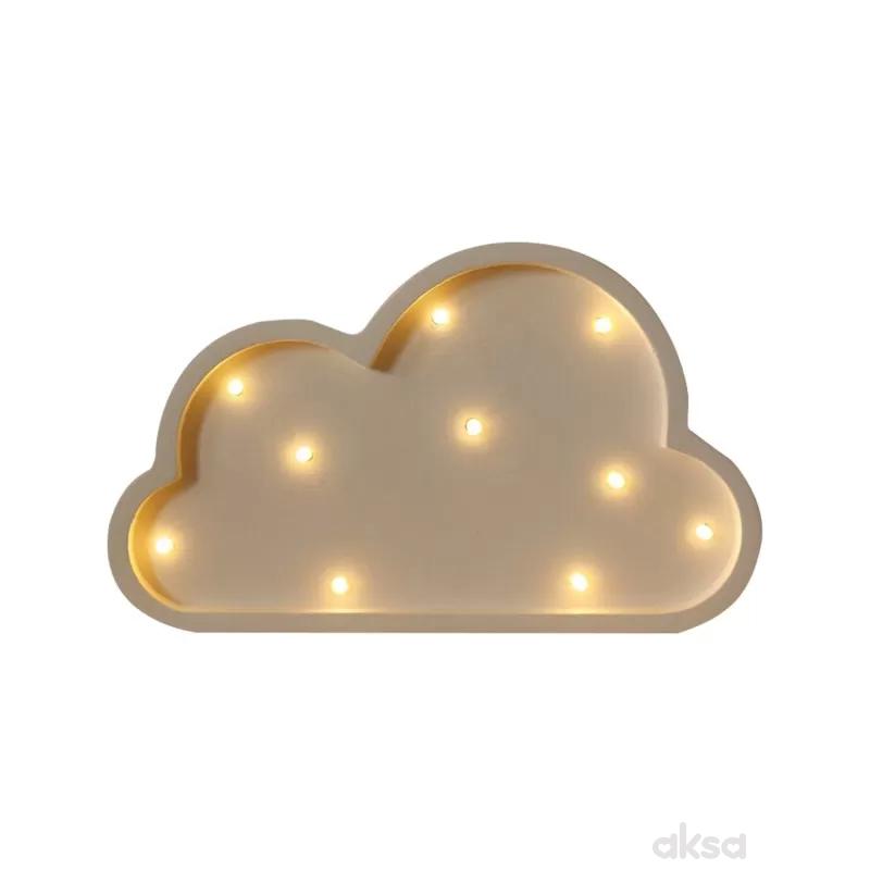 Two N LED lampa mini Oblak, bela