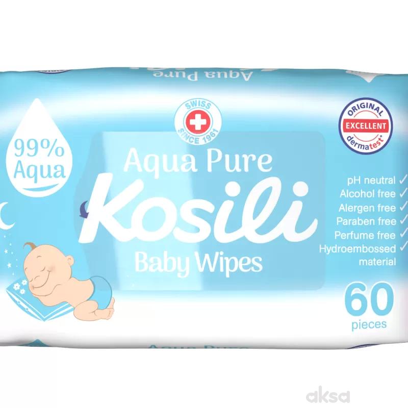 Kosili baby vlažne maramice aqua pure 60kom