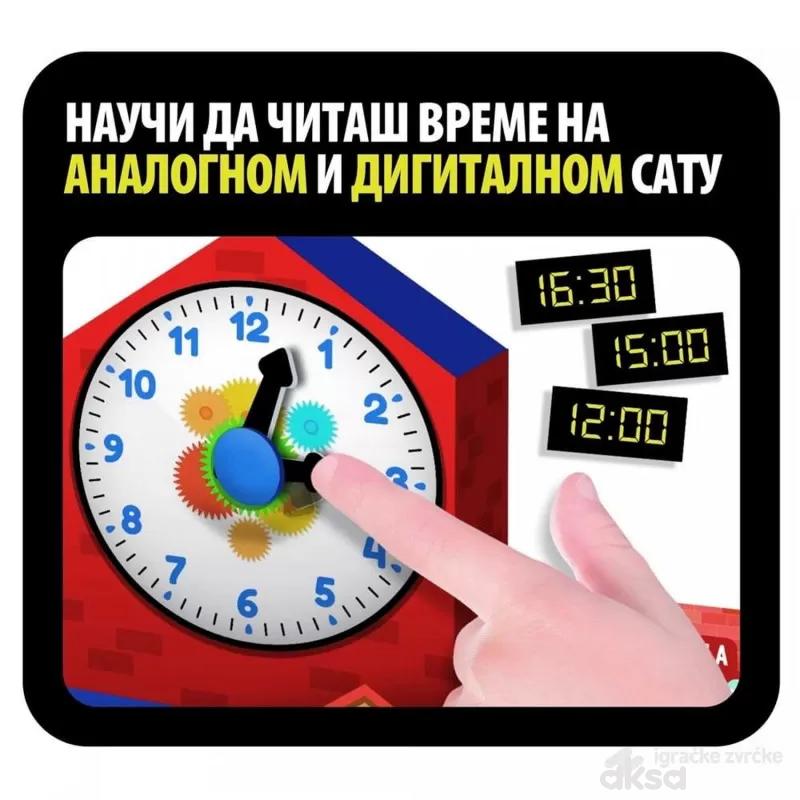 Montesori sr edukativna igra - moj dan sat kula