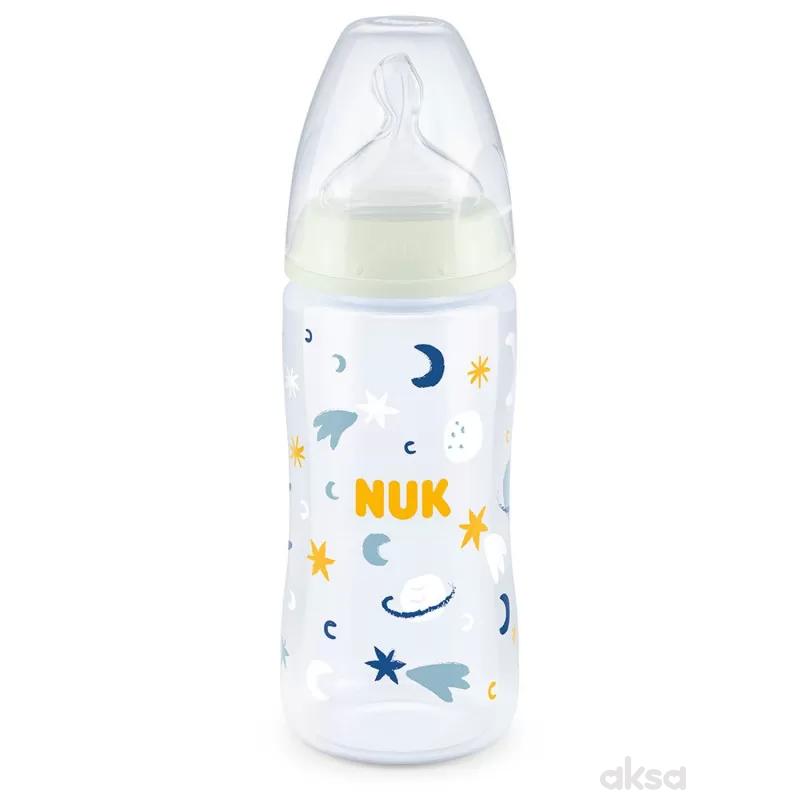 Nuk flašica FC term.ind Svetleći efekat 300ml 6-18