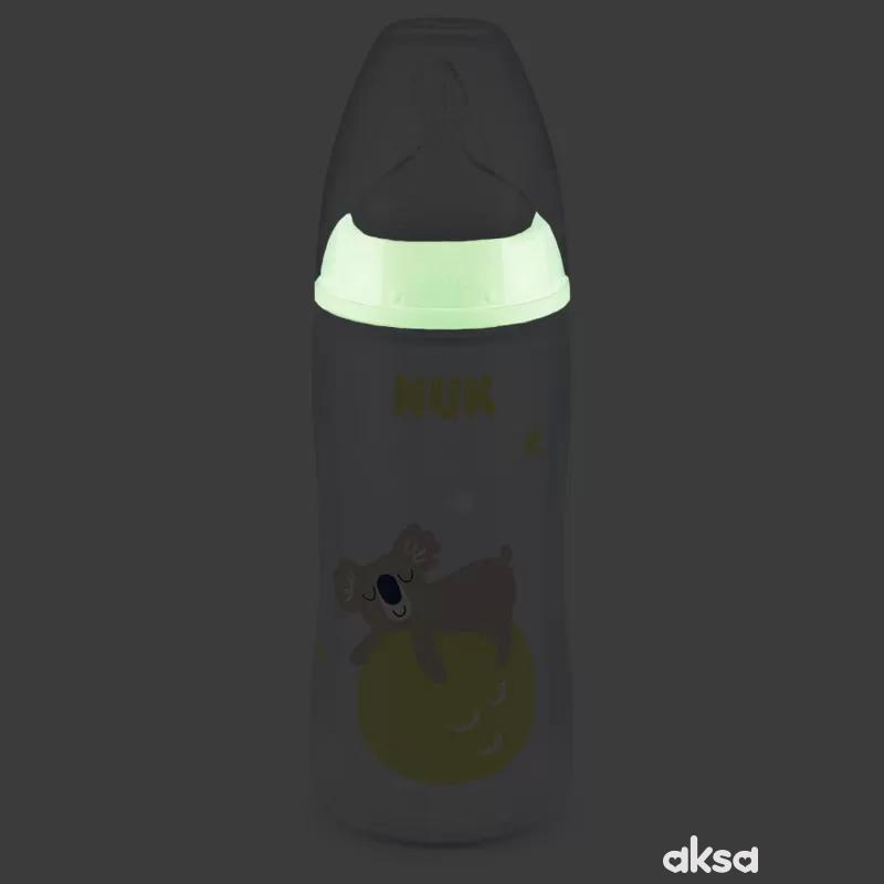 Nuk flašica FC term.ind Svetleći efekat 300ml 6-18