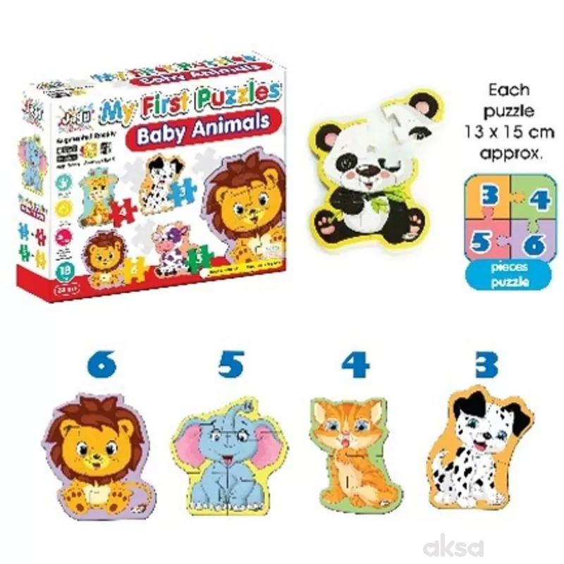 Baby puzzle set 36el. - životinje