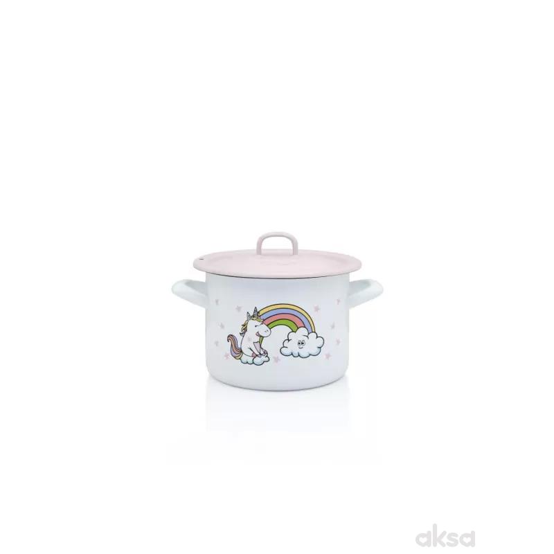 Metalac šerpa 14cm/1,5l sa poklopcem, Unicorn