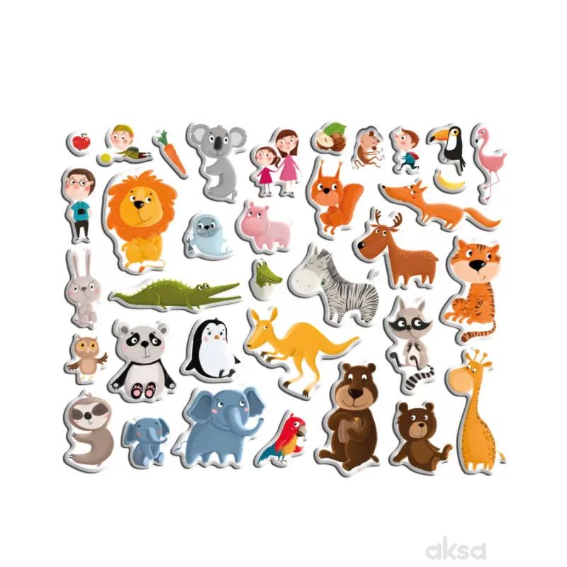 Dodo magnetne puzzle zoološki vrt
