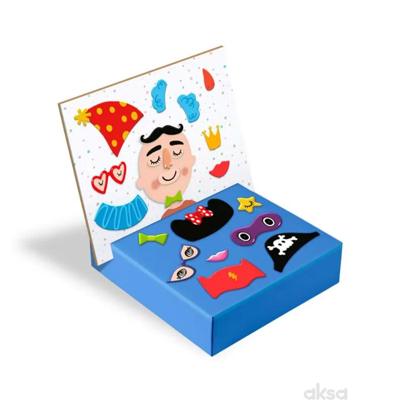 Dodo magnetne puzzle ljudi