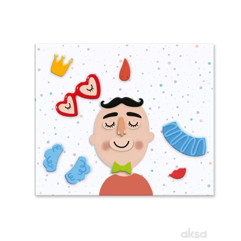 Dodo magnetne puzzle ljudi