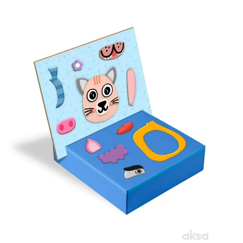 Dodo magnetne puzzle lica životinja