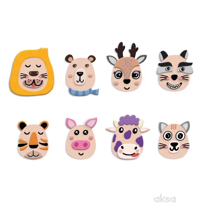 Dodo magnetne puzzle lica životinja