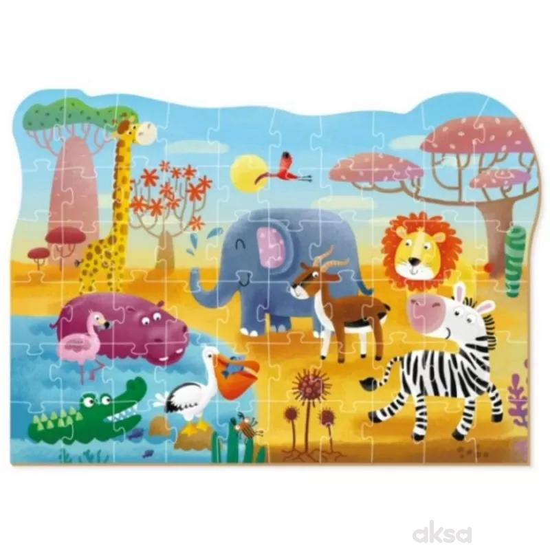 Dodo puzzle u toploj Africi, 60 komada