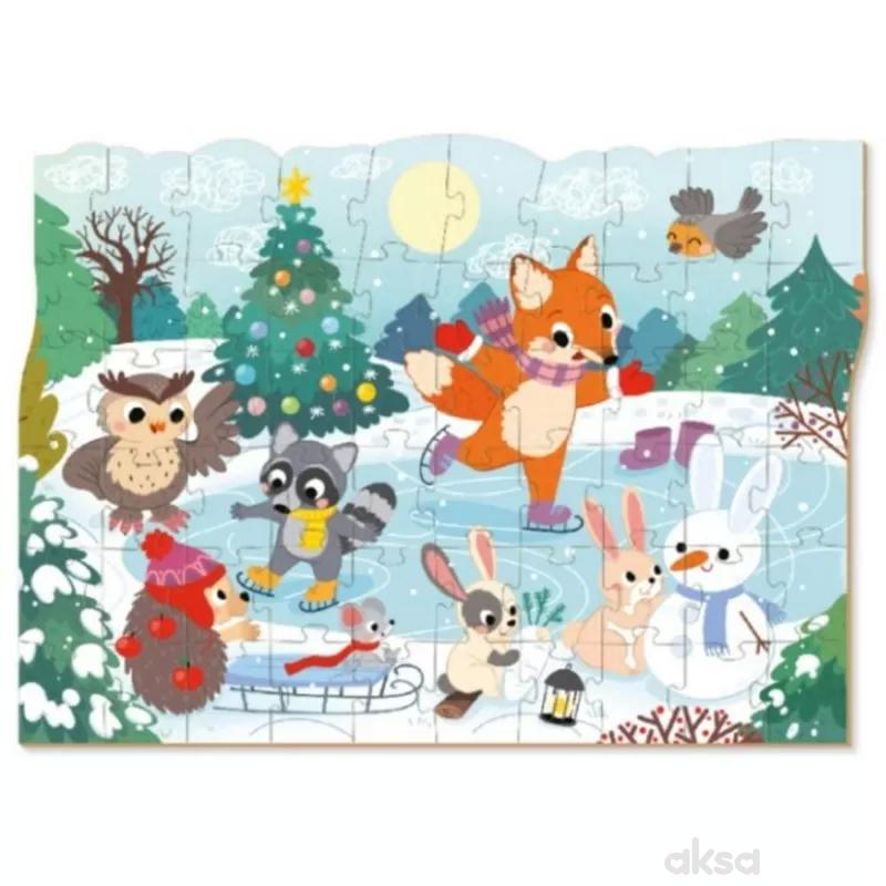 Dodo puzzle životinje na klizanju, 60 komada