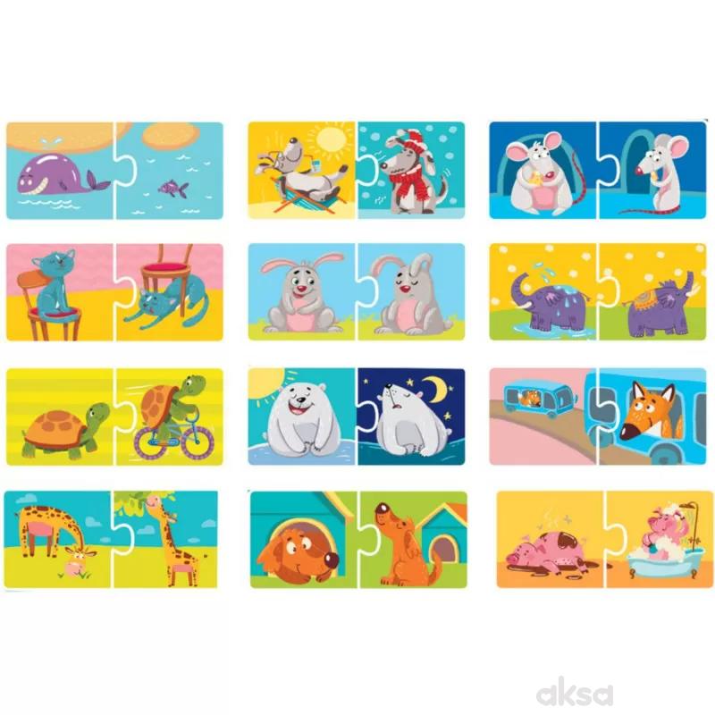 Dodo Duo puzzle suprotnosti