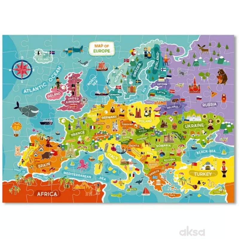 Dodo puzzle mapa Evrope