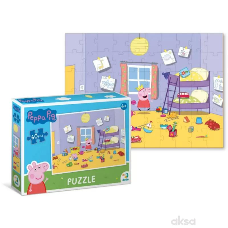 Dodo puzzle Peppa prase, dečija soba 60 komada