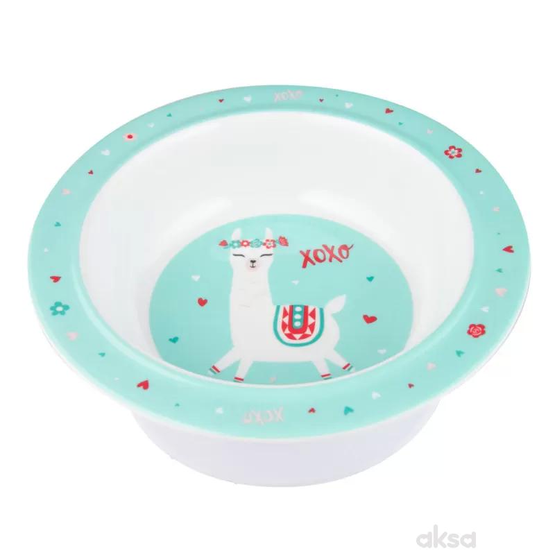 Canpol činija sa prijanjajućim dnom 270ml turquois