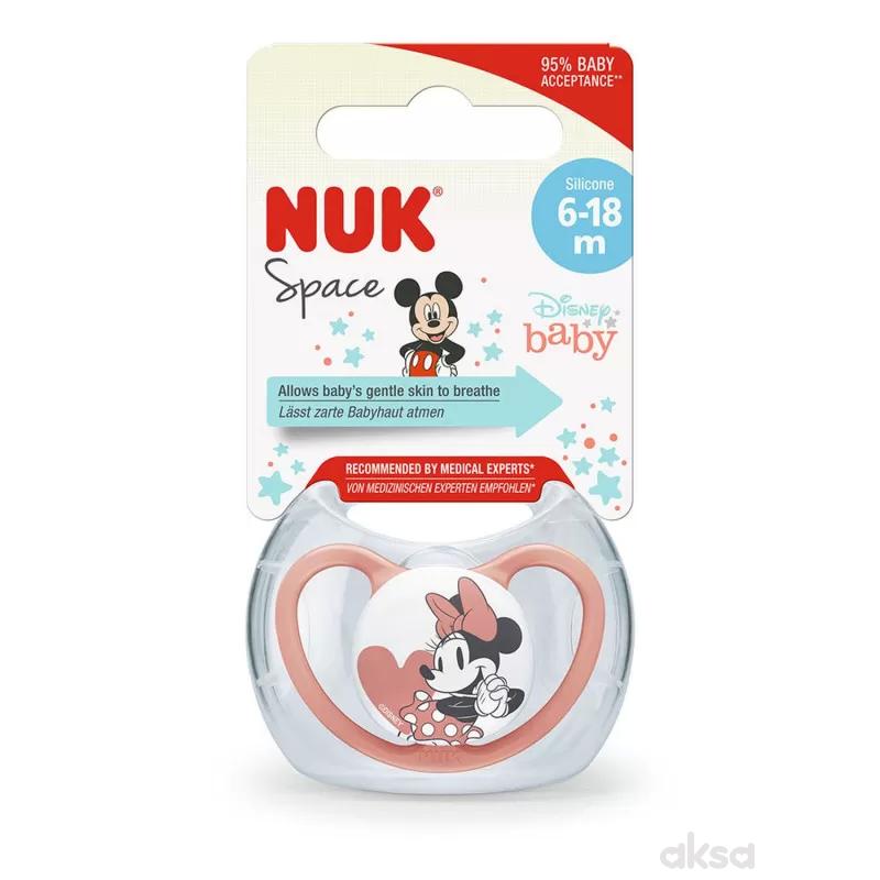 Nuk varalica Mickey space box, silikon, vel 2