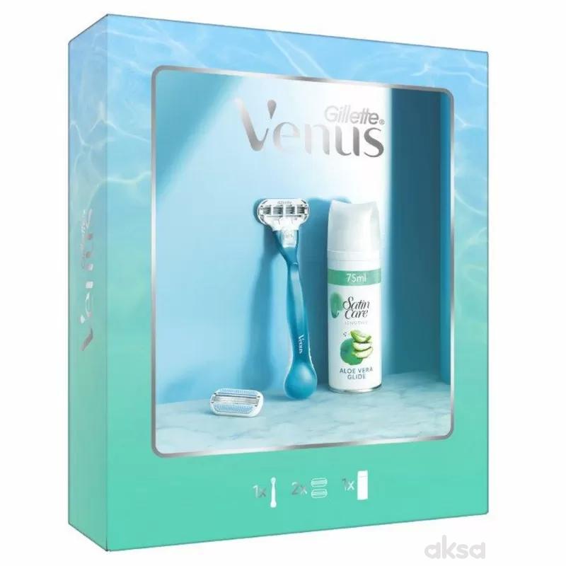 Gillette Venus brijač+satin care gel