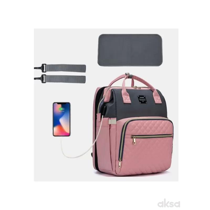 BBO torba za mame Sport Mama Bag, Pink