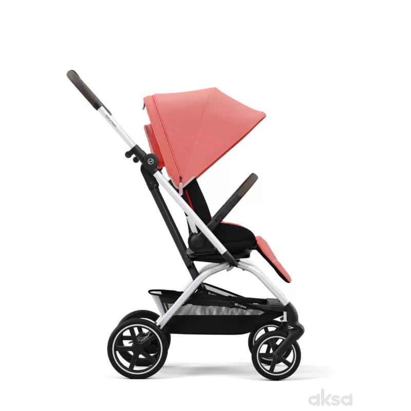 Cybex kolica Eezy S Twist+2,HibiscusRed(sivi ram)