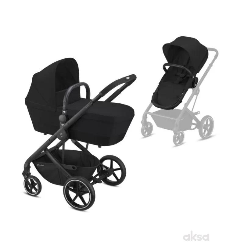 Cybex Balios S 2u1 crni ram, Deep Black