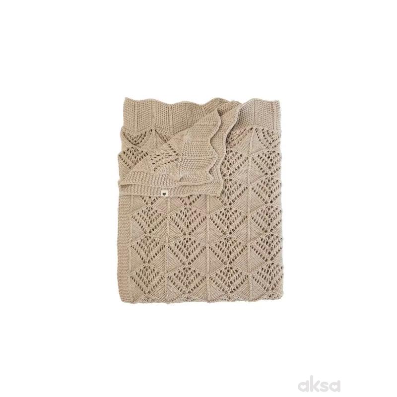 Bibs pleteno ćebe Wavy, Vanilla