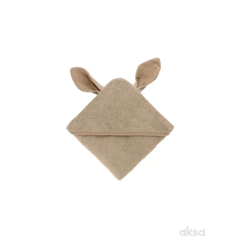 Bibs peškir sa kapuljačom Kangaroo, Vanilla