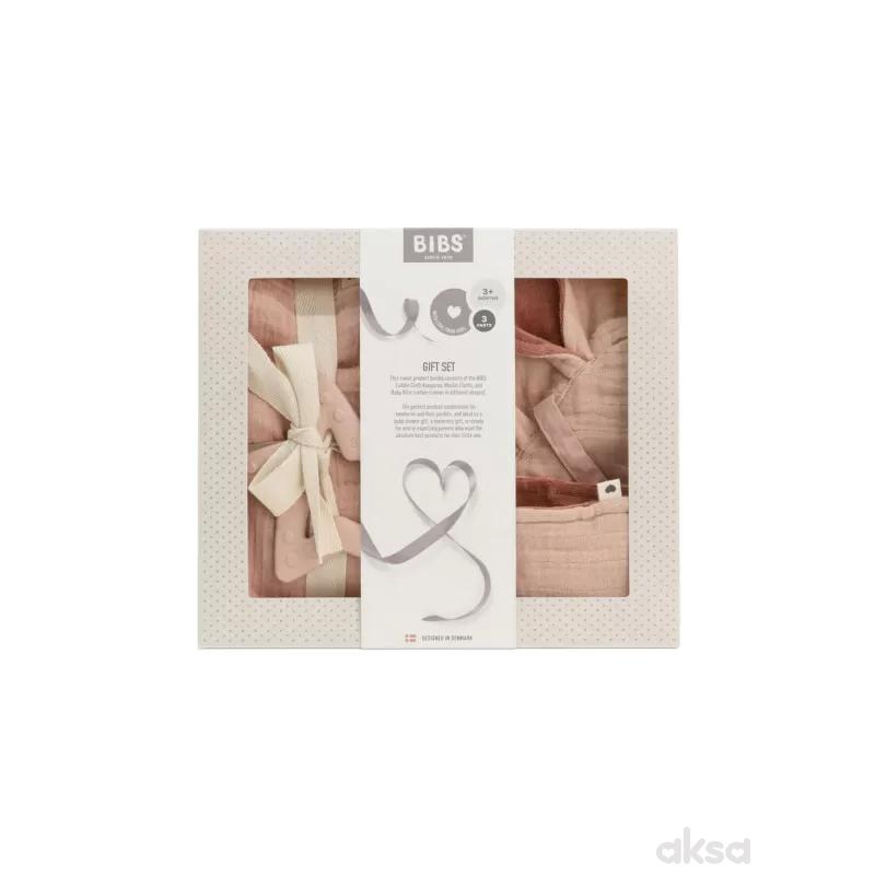 Bibs poklon set za bebe, Blush