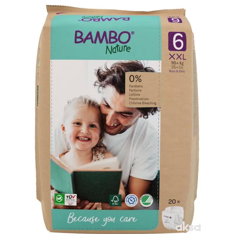 Bambo pelene nature papirno pakovanje 6 16+kg20kom