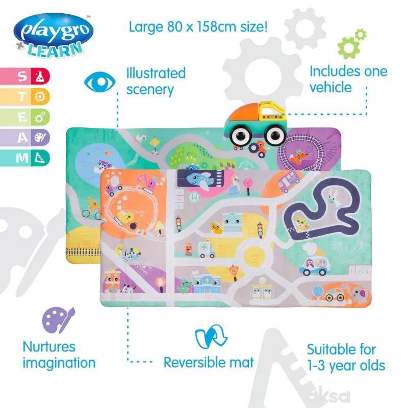 Playgro dvostrana prostirka za igru