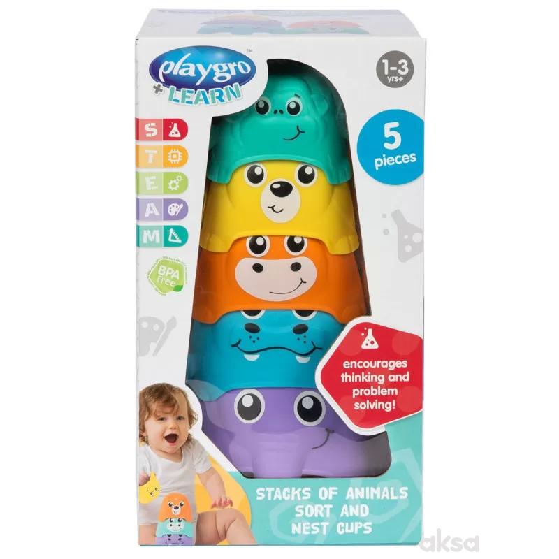 Playgro kupovi za slaganje sa likom životinja