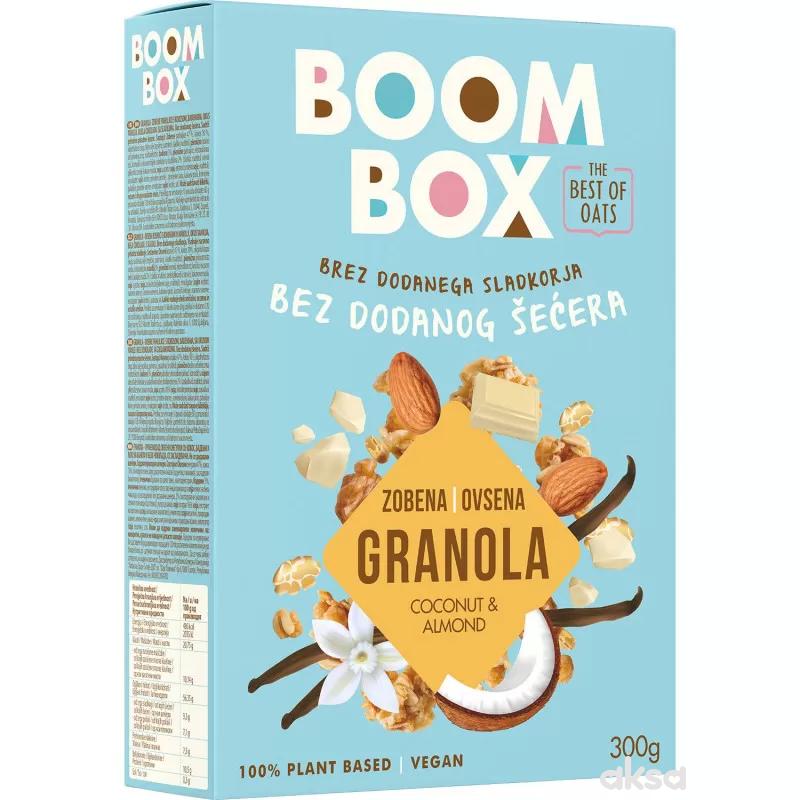 Boom box ovsena granola kok,bad,bela čok,van 300g 
