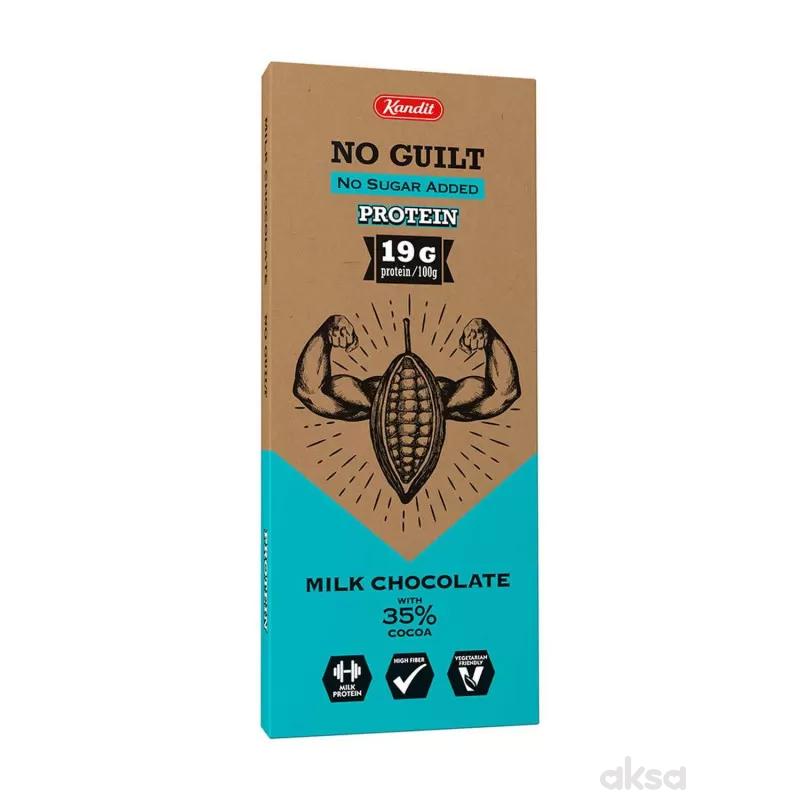 KANDIT No Guilt milk protein čokolada 80g