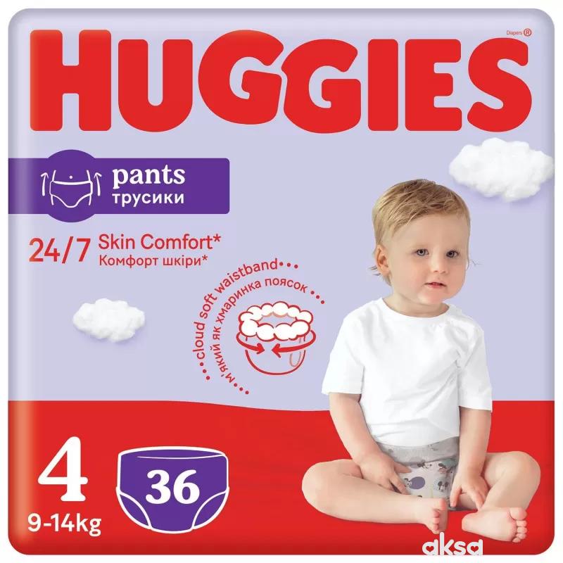 Huggies pelene pants jumbo 4 9-14kg 36kom