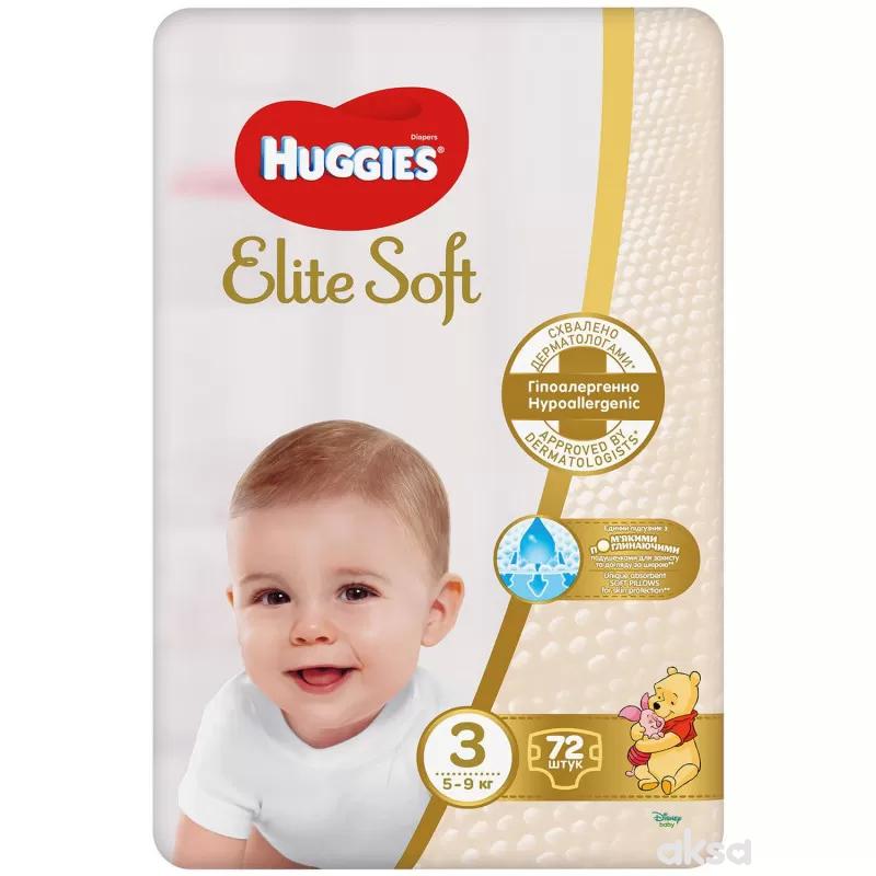 Huggies pelene esoft mega 3 5-9kg 72kom