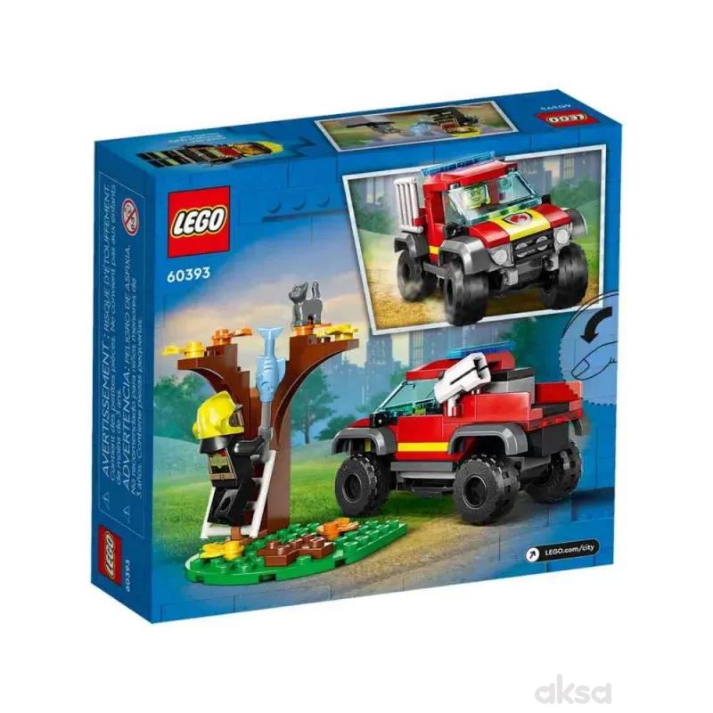 Lego City 4X4 Fire Truck Rescue 
