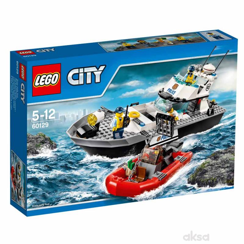 Lego city police police patrol boat